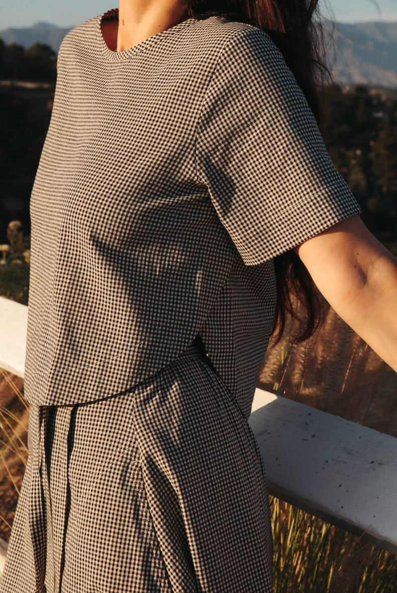 *NEW* Harika Shirt - Gingham - - OddBird Co.