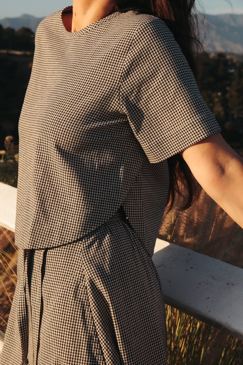 *NEW* Harika Shirt - Gingham - - OddBird Co.