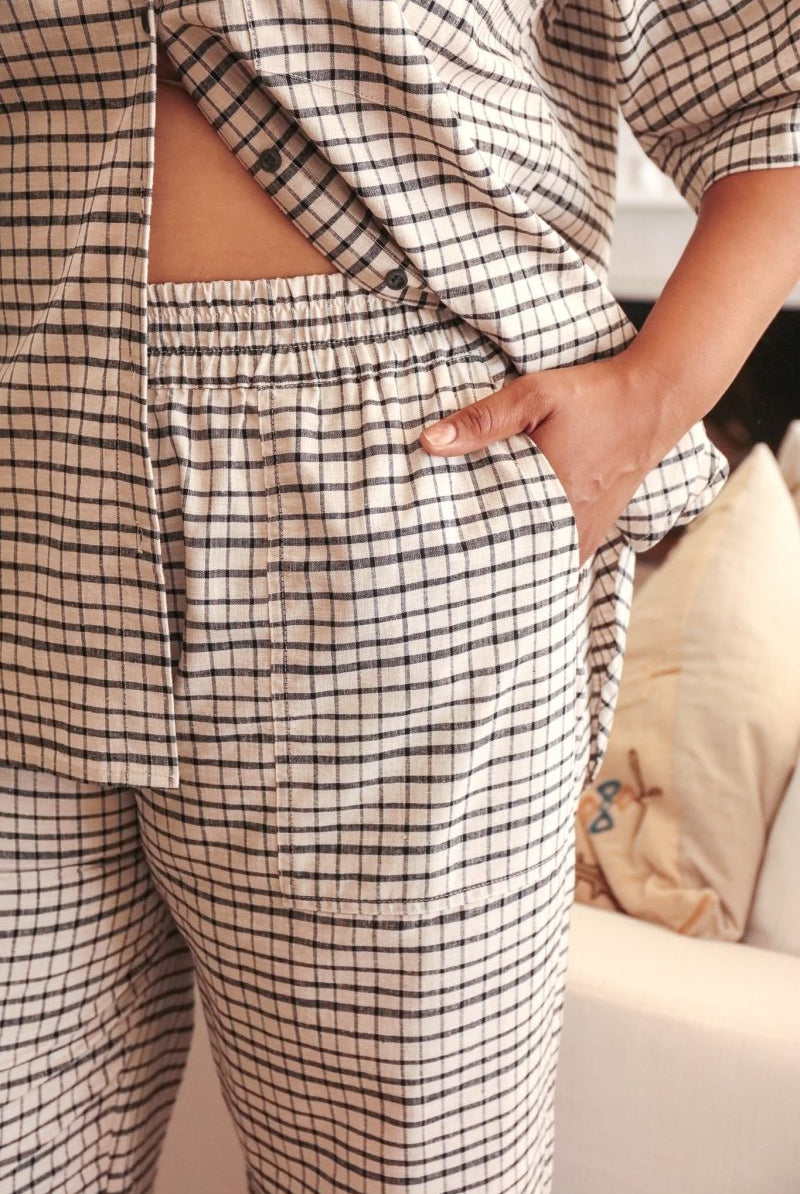 *NEW* Kardeş Loungewear Pants - Picnic Check - PLEKLPPCXS - OddBird Co.