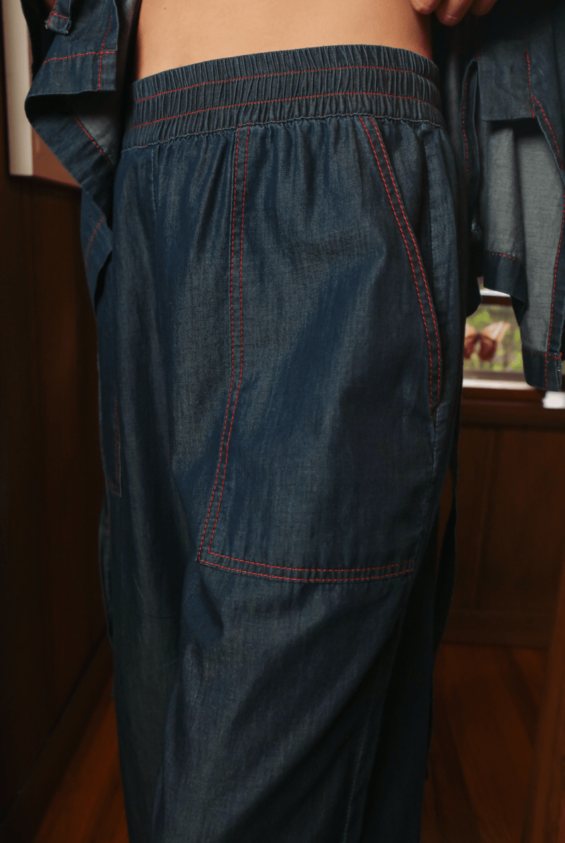 OddBird Loungewear *NEW* Kardeş Loungewear Separates - Chambray