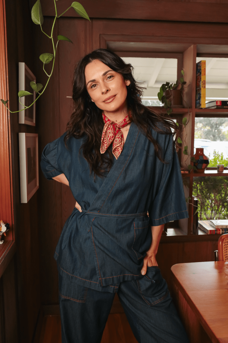 OddBird Loungewear *NEW* Kardeş Loungewear Separates - Chambray