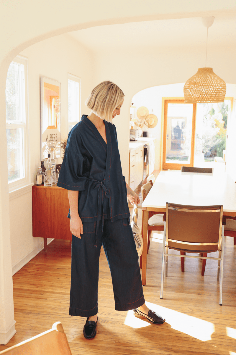 OddBird Loungewear *NEW* Kardeş Loungewear Separates - Chambray