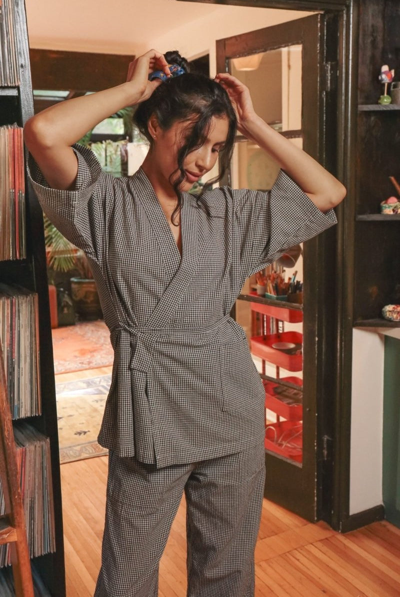 *NEW* Kardeş Loungewear Separates - Gingham - LEKSGINGTXS - OddBird Co.