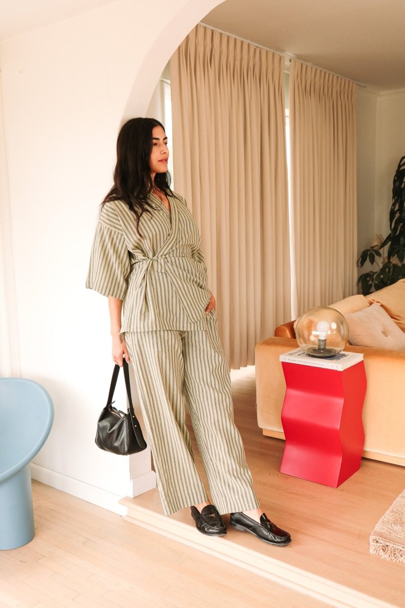 *NEW* Kardeş Loungewear Separates - Minted Stripe - PLEKSTRIXS - OddBird Co.