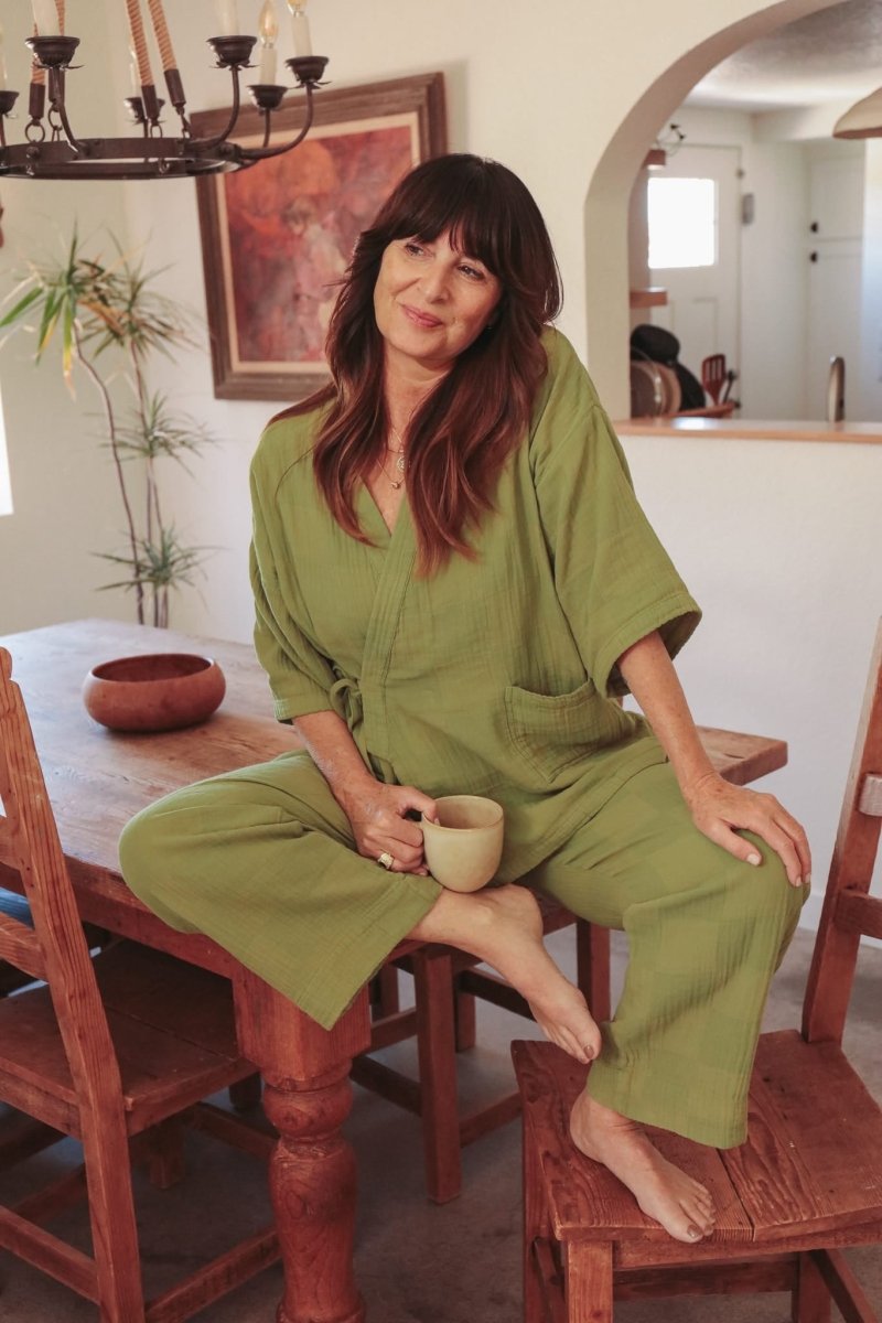 *New* Kardeş Loungewear Separates - Yeşil - PLEKLYSLXS - OddBird Co.