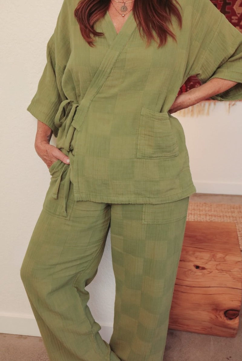 *New* Kardeş Loungewear Separates - Yeşil - PLEKLYSLXS - OddBird Co.