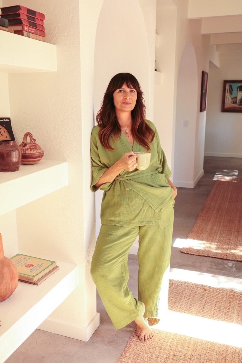 *New* Kardeş Loungewear Separates - Yeşil - PLEKLYSLXS - OddBird Co.