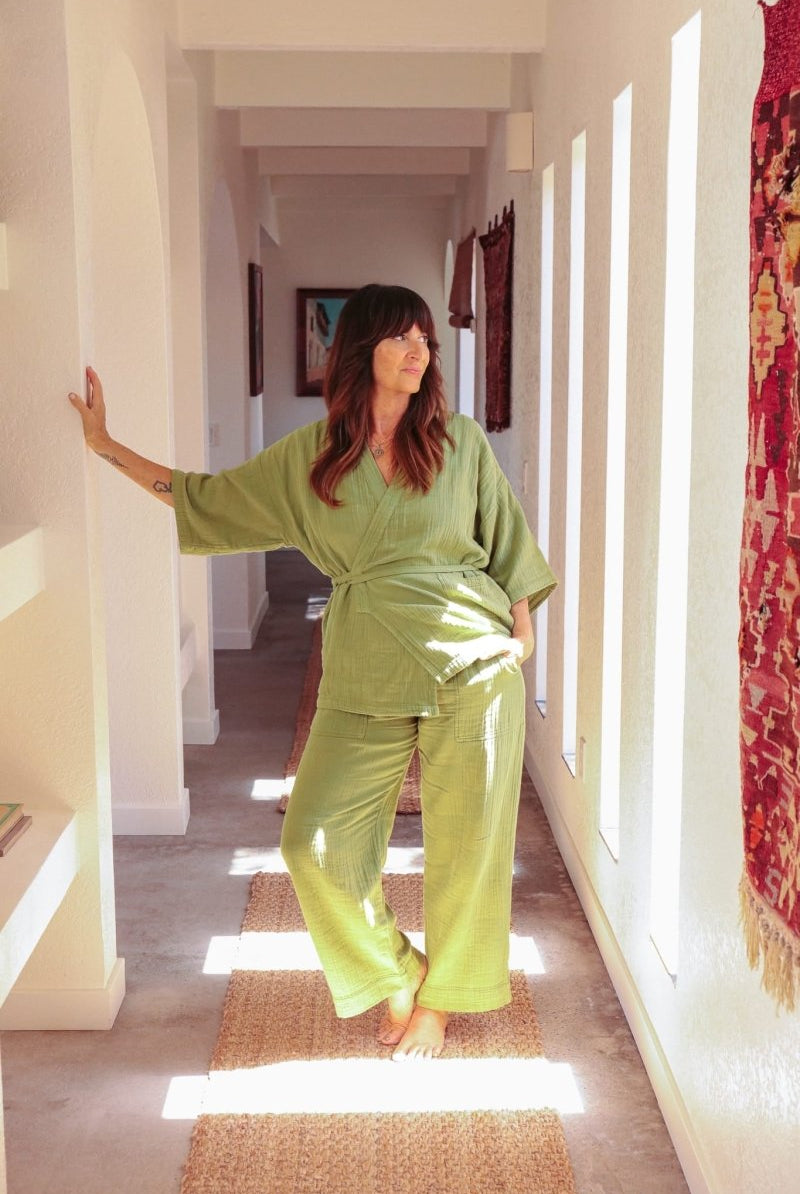 *New* Kardeş Loungewear Separates - Yeşil - PLEKLYSLXS - OddBird Co.
