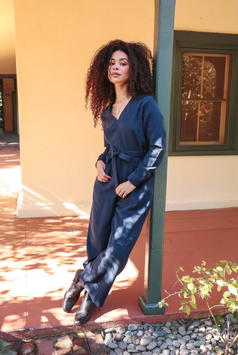 *NEW* Limited Edition Divane Jumpsuit - Long - Sleeve - JLEDIVANLSKHKIXXS - OddBird Co.