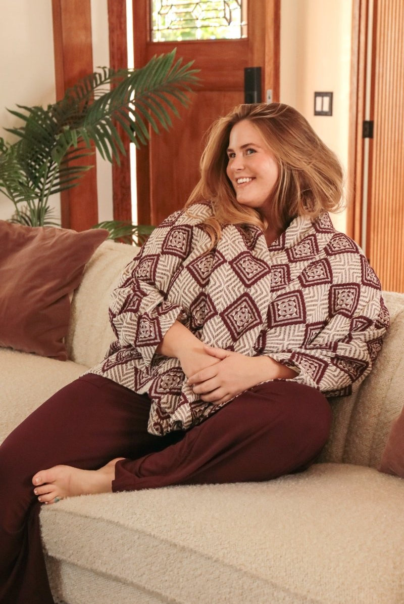 *NEW* Limited Edition Zarif Shawl Sweater - OLEZARIFBGDYXXS - OddBird Co.