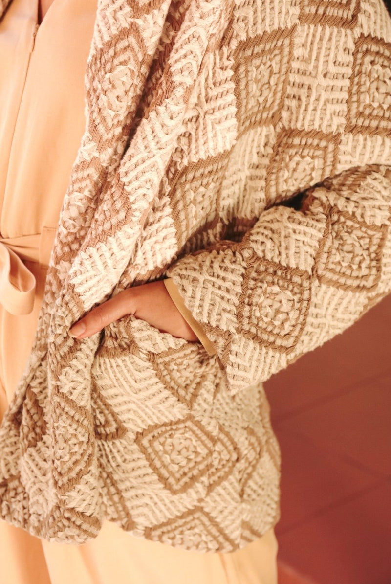 *NEW* Limited Edition Zarif Shawl Sweater - OLEZARIFCRMLXXS - OddBird Co.