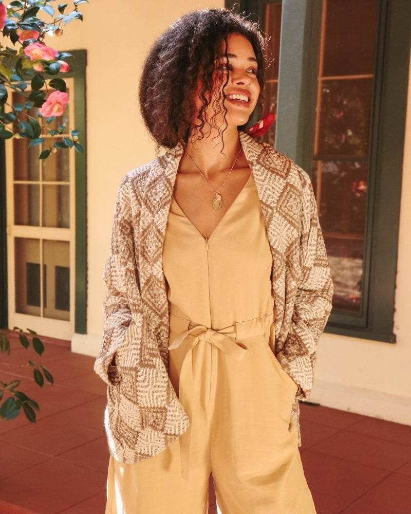 *NEW* Limited Edition Zarif Shawl Sweater - OLEZARIFCRMLXXS - OddBird Co.