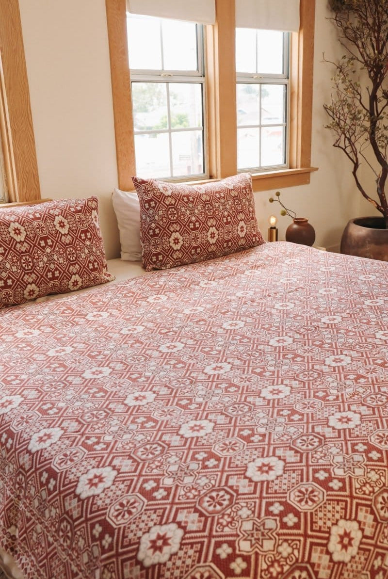 *NEW* Mosaic Handwoven Blanket - King - BMBORNG - OddBird Co.