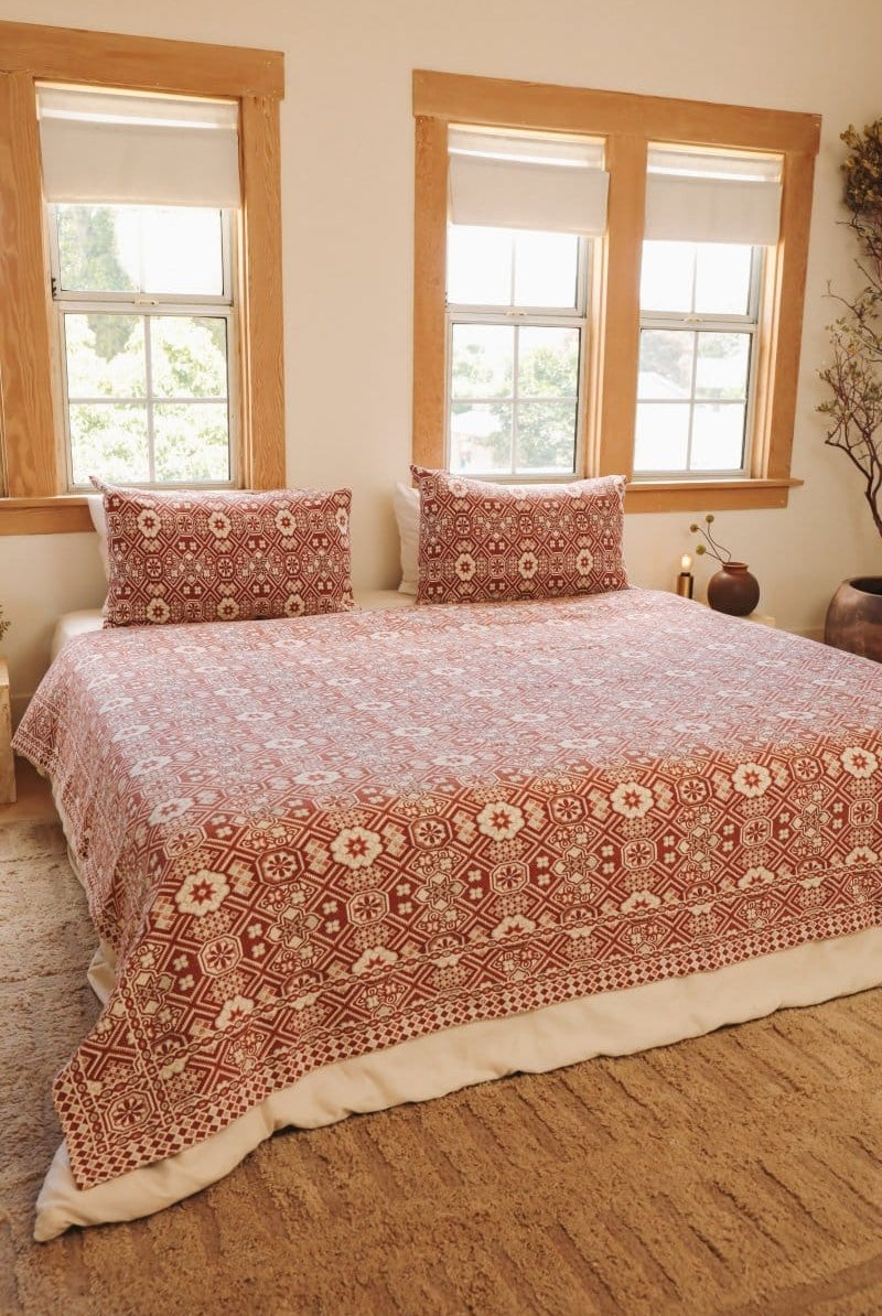 *NEW* Mosaic Handwoven Blanket - King - BMBORNG - OddBird Co.