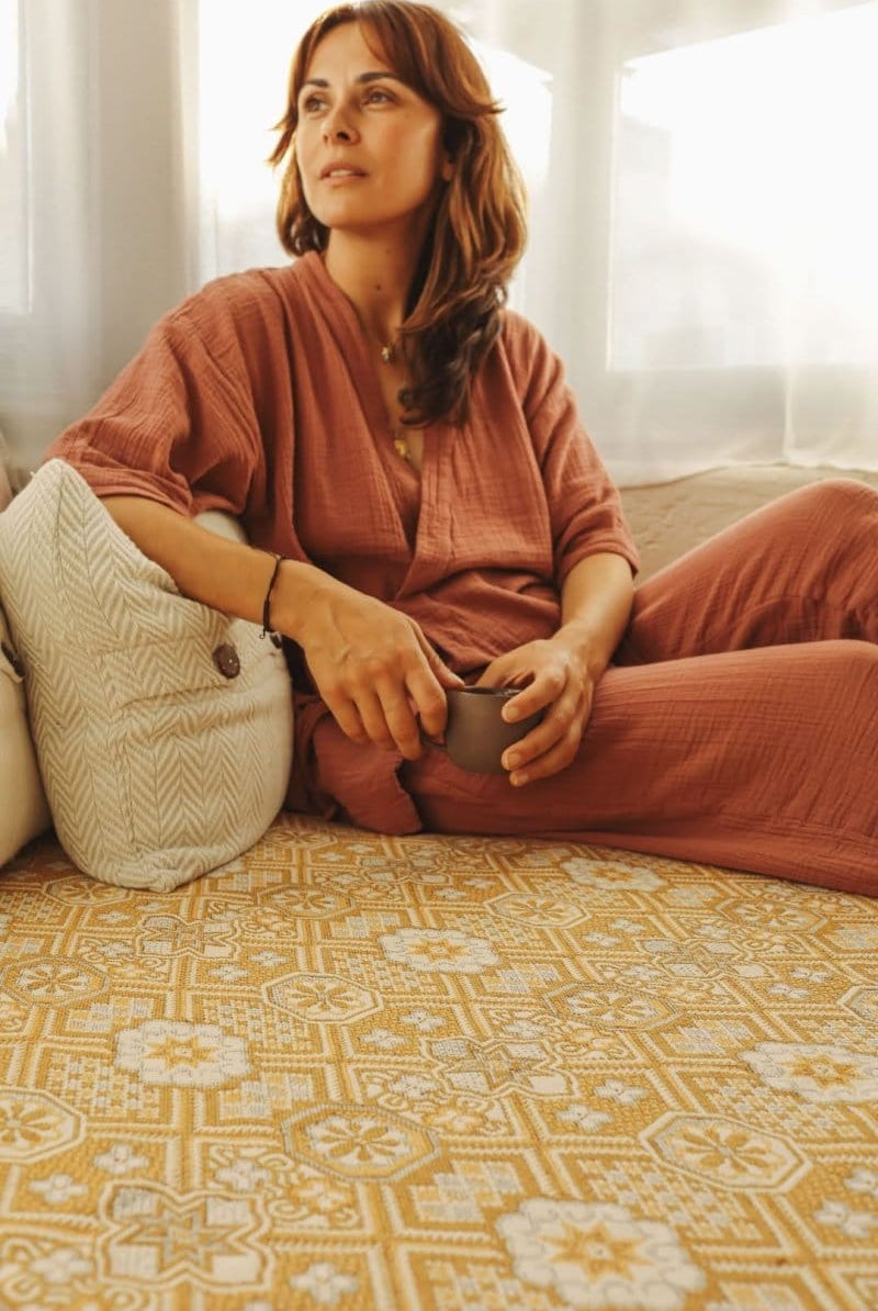 OddBird Blankets Mosaic Handwoven Blanket - King/Queen