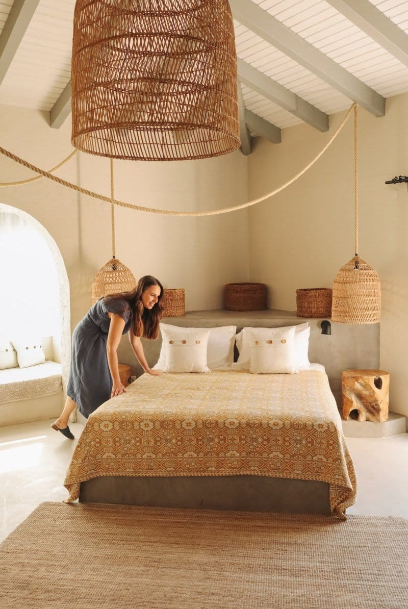 OddBird Blankets Mosaic Handwoven Blanket - King/Queen