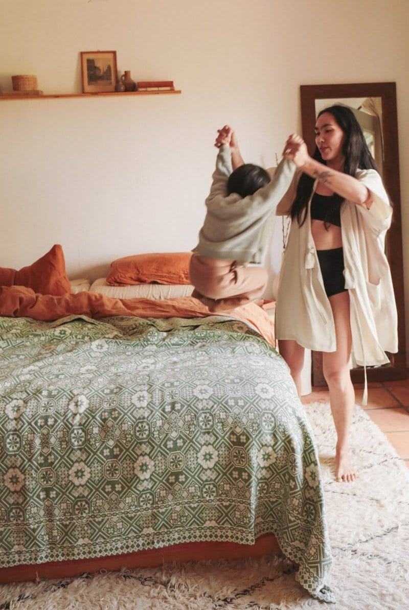 OddBird Blankets Mosaic Handwoven Blanket - King/Queen