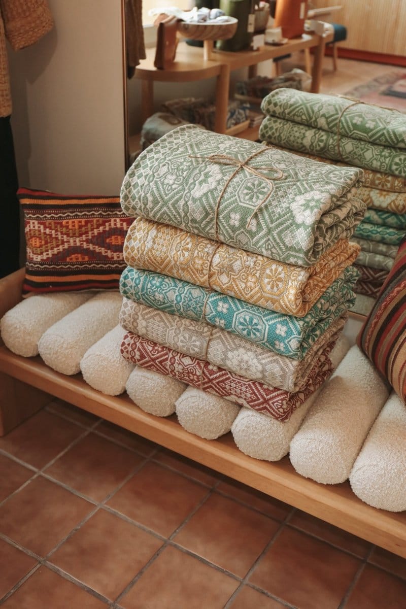 OddBird Blankets Mosaic Handwoven Blanket - King/Queen