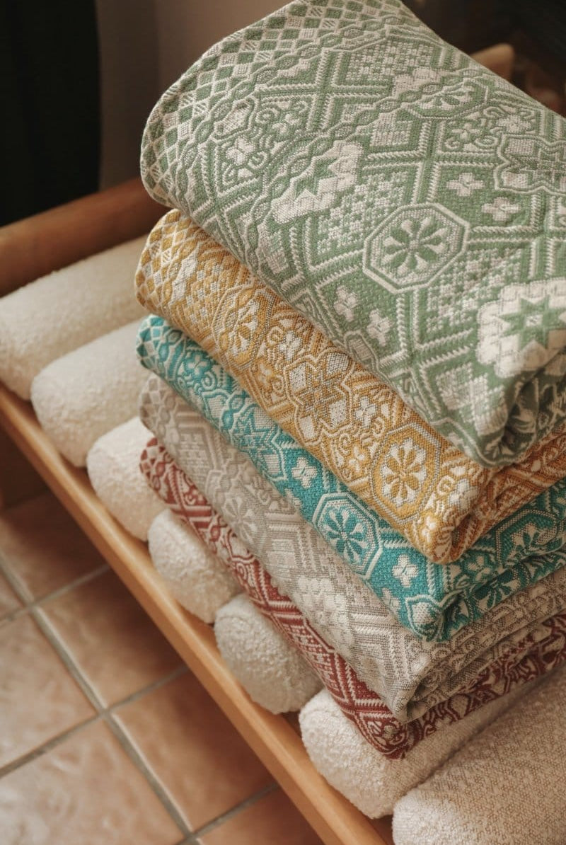 OddBird Blankets Mosaic Handwoven Blanket - King/Queen