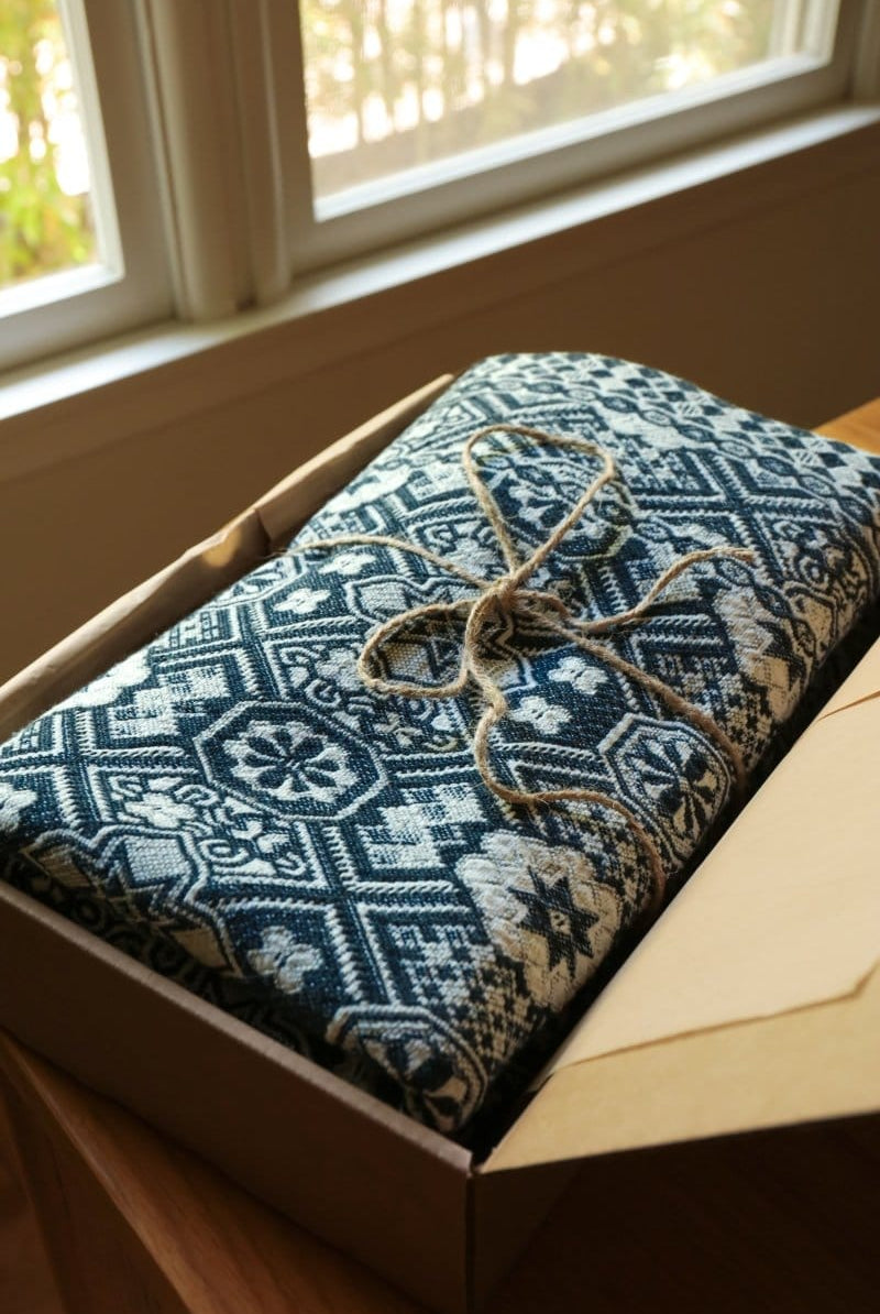 *NEW* Mosaic Handwoven Blanket - King - BMSINDI - OddBird Co.