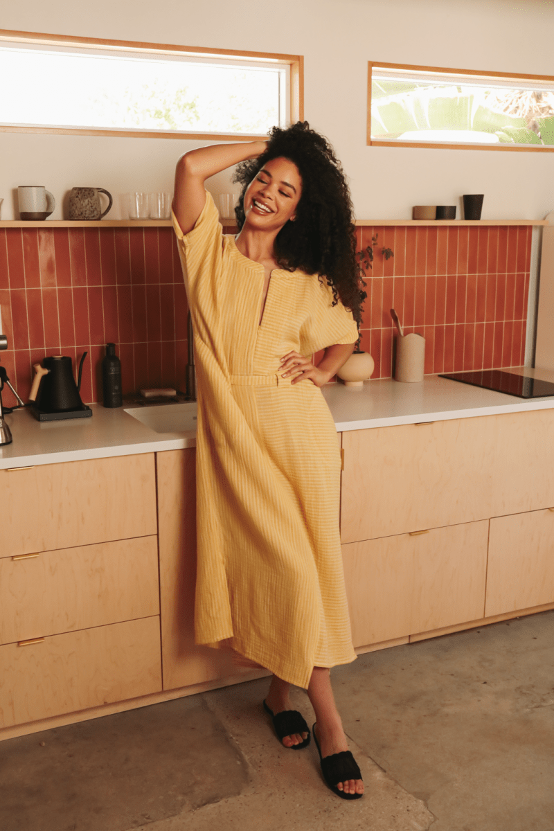 OddBird Loungewear *NEW* Rüya Tunic - Limon