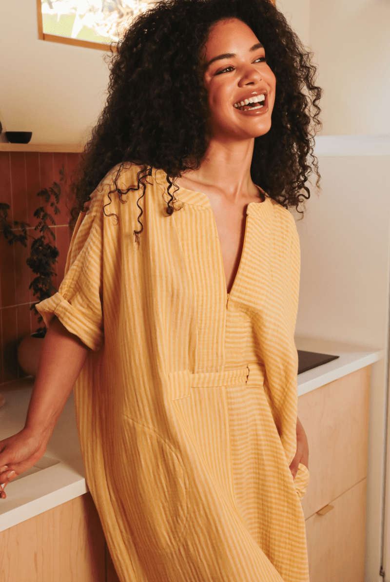 OddBird Loungewear *NEW* Rüya Tunic - Limon
