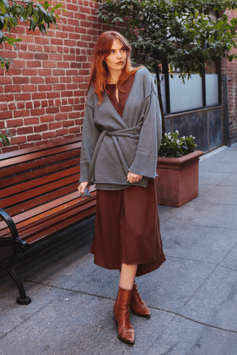 OddBird Loungewear Stormy Grey / XS/S *NEW* Sirin Ballet Sweater