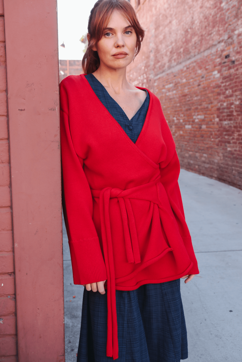 OddBird Loungewear My Favorite Red / XS/S *NEW* Sirin Ballet Sweater