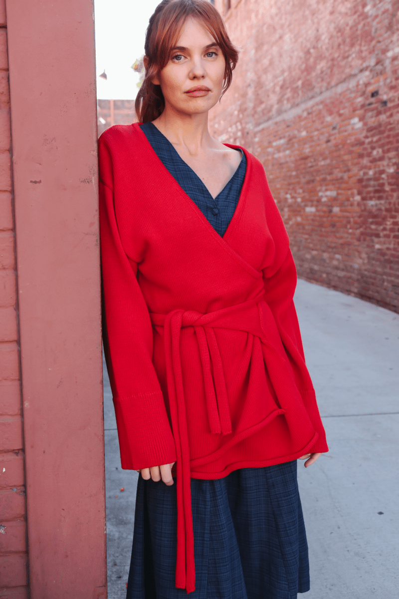 OddBird Loungewear My Favorite Red / XS/S *NEW* Sirin Ballet Sweater