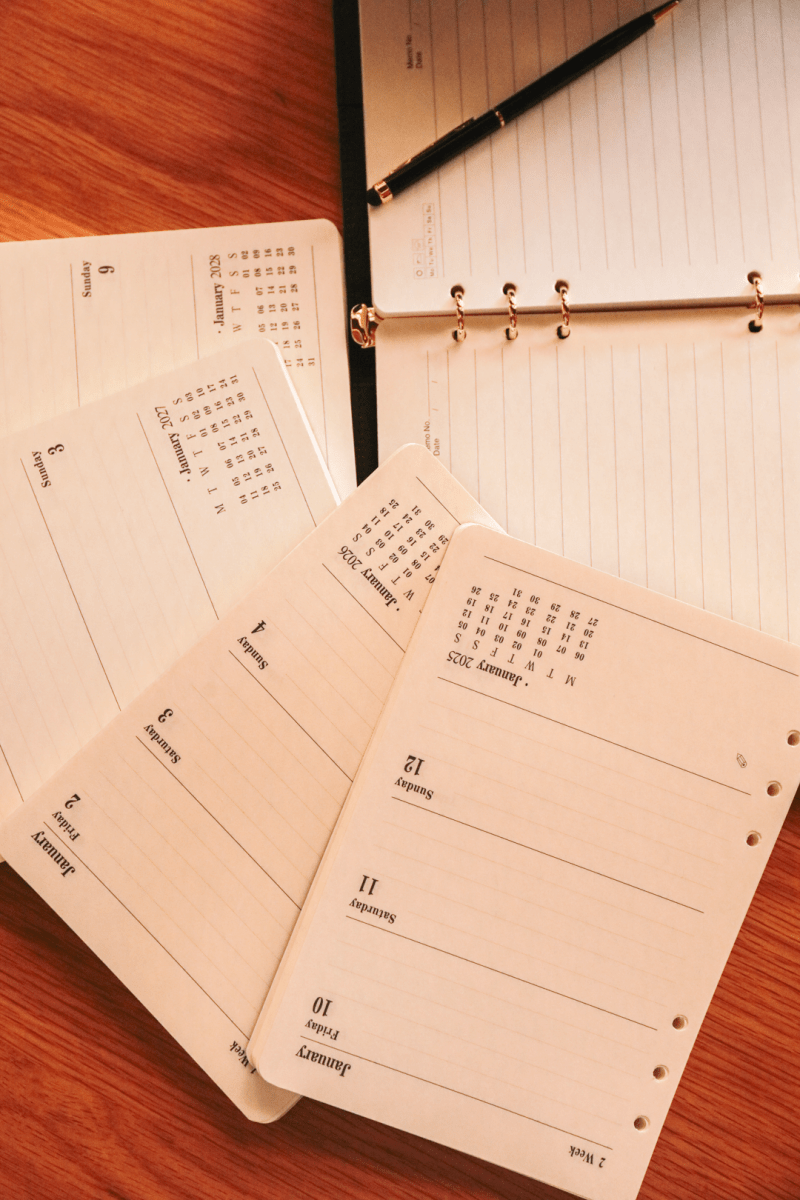 OddBird Accessories Planner Insert Bundle (2025-2028) Oddbird Daily - Luxury Journal & Planner