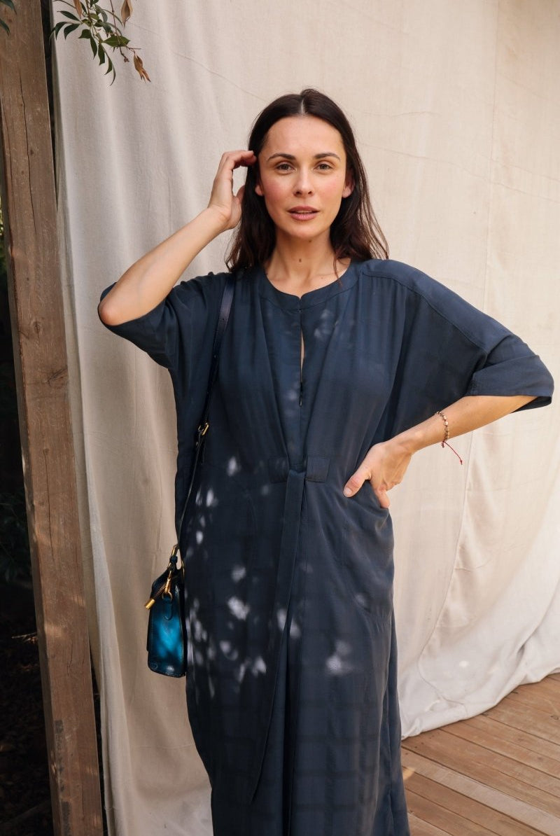 Rüya Tunic - Indigo - DLERUYAINDIXXS - OddBird Co.