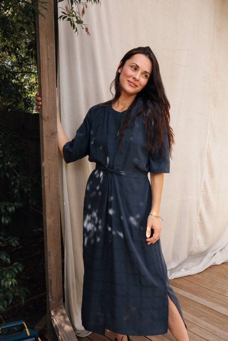 Rüya Tunic - Indigo - DLERUYAINDIXXS - OddBird Co.