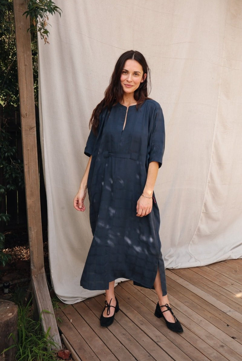 Rüya Tunic - Indigo - DLERUYAINDIXXS - OddBird Co.