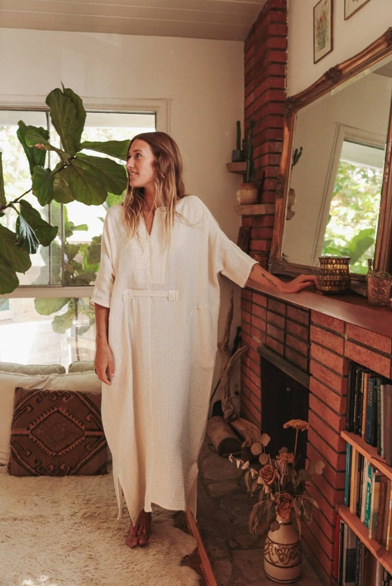 OddBird Loungewear Rüya Tunic - Ivory