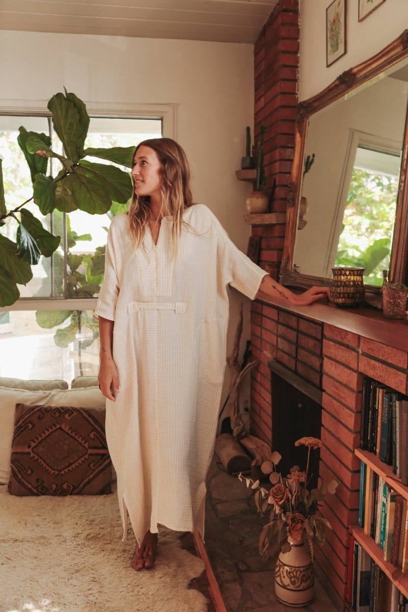 OddBird Loungewear Rüya Tunic - Ivory