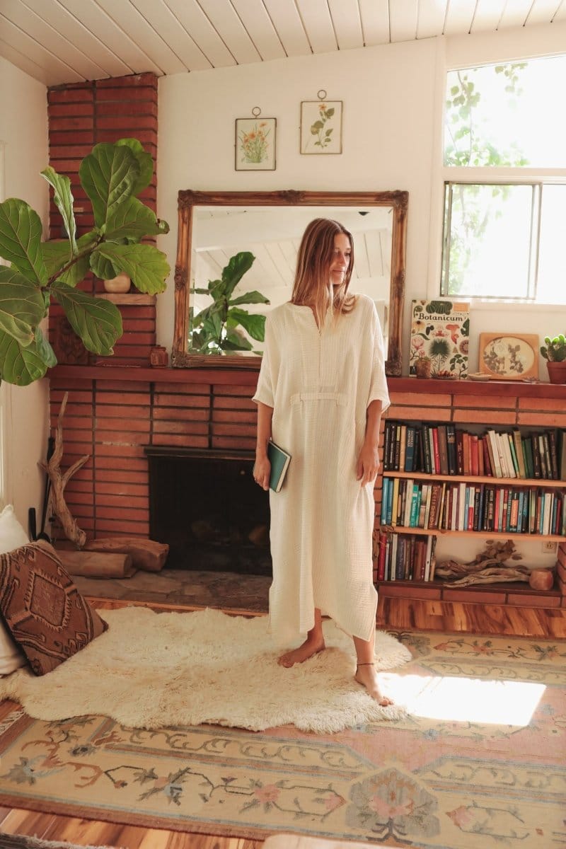 OddBird Loungewear Rüya Tunic - Ivory
