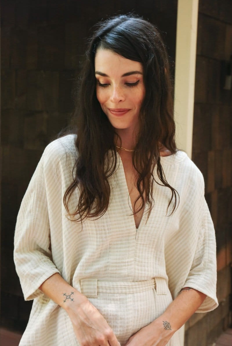 OddBird Loungewear Rüya Tunic - Ivory