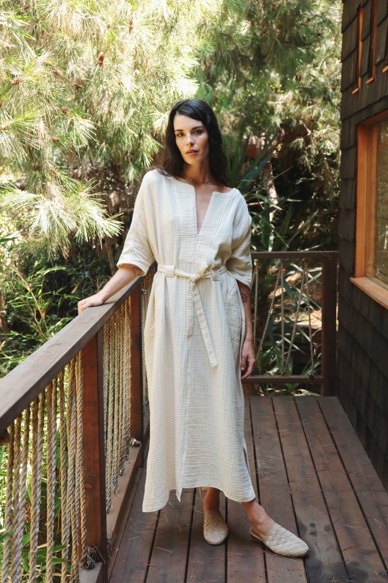OddBird Loungewear Rüya Tunic - Ivory