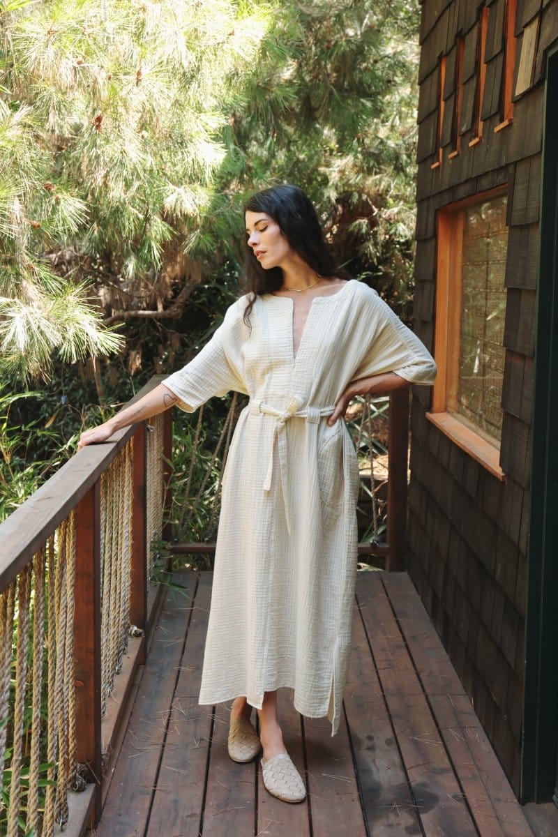 OddBird Loungewear Rüya Tunic - Ivory