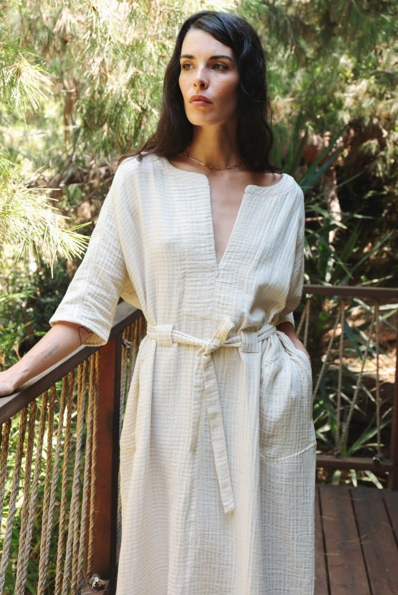 OddBird Loungewear Rüya Tunic - Ivory