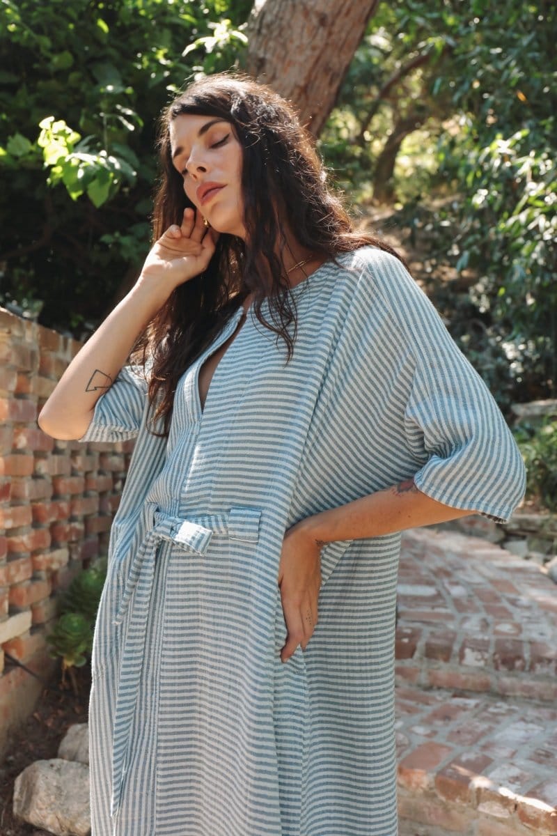 OddBird Loungewear Rüya Tunic - Ocean Blue