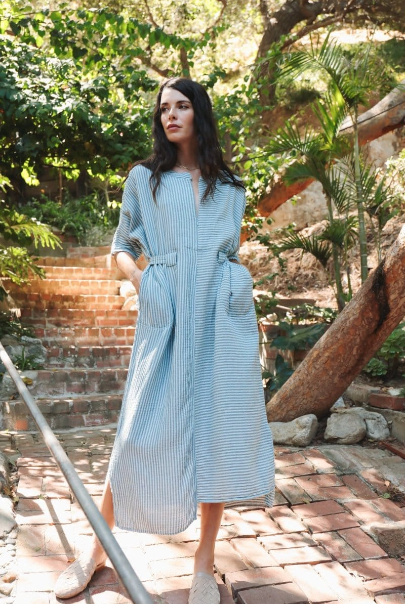 OddBird Loungewear Rüya Tunic - Ocean Blue