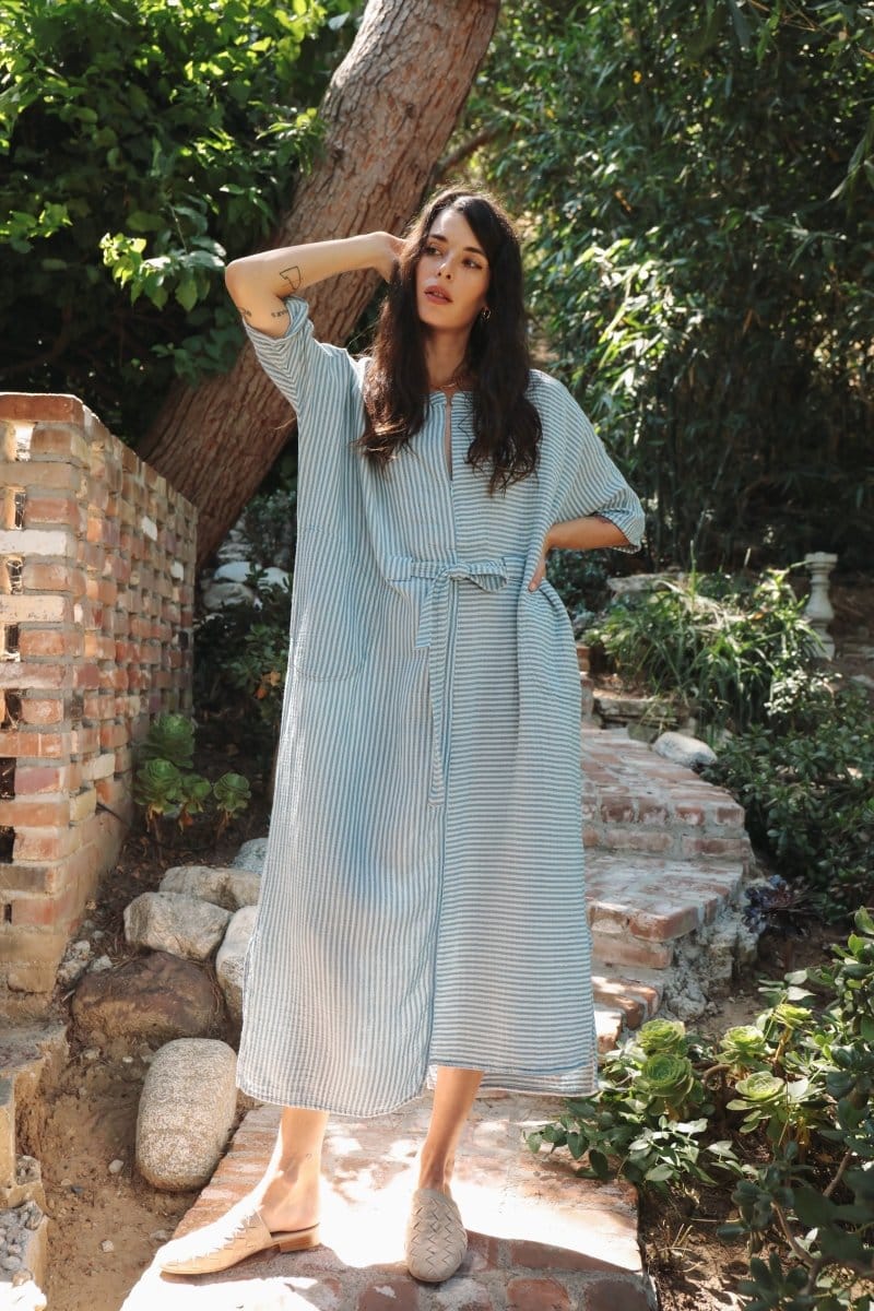 OddBird Loungewear Rüya Tunic - Ocean Blue