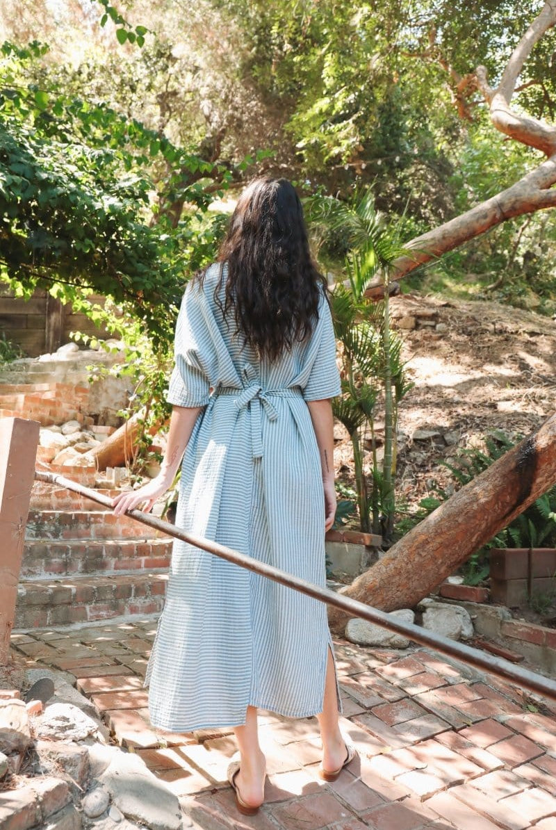 OddBird Loungewear Rüya Tunic - Ocean Blue