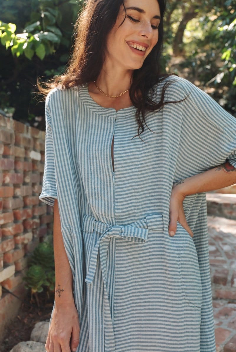 OddBird Loungewear Rüya Tunic - Ocean Blue