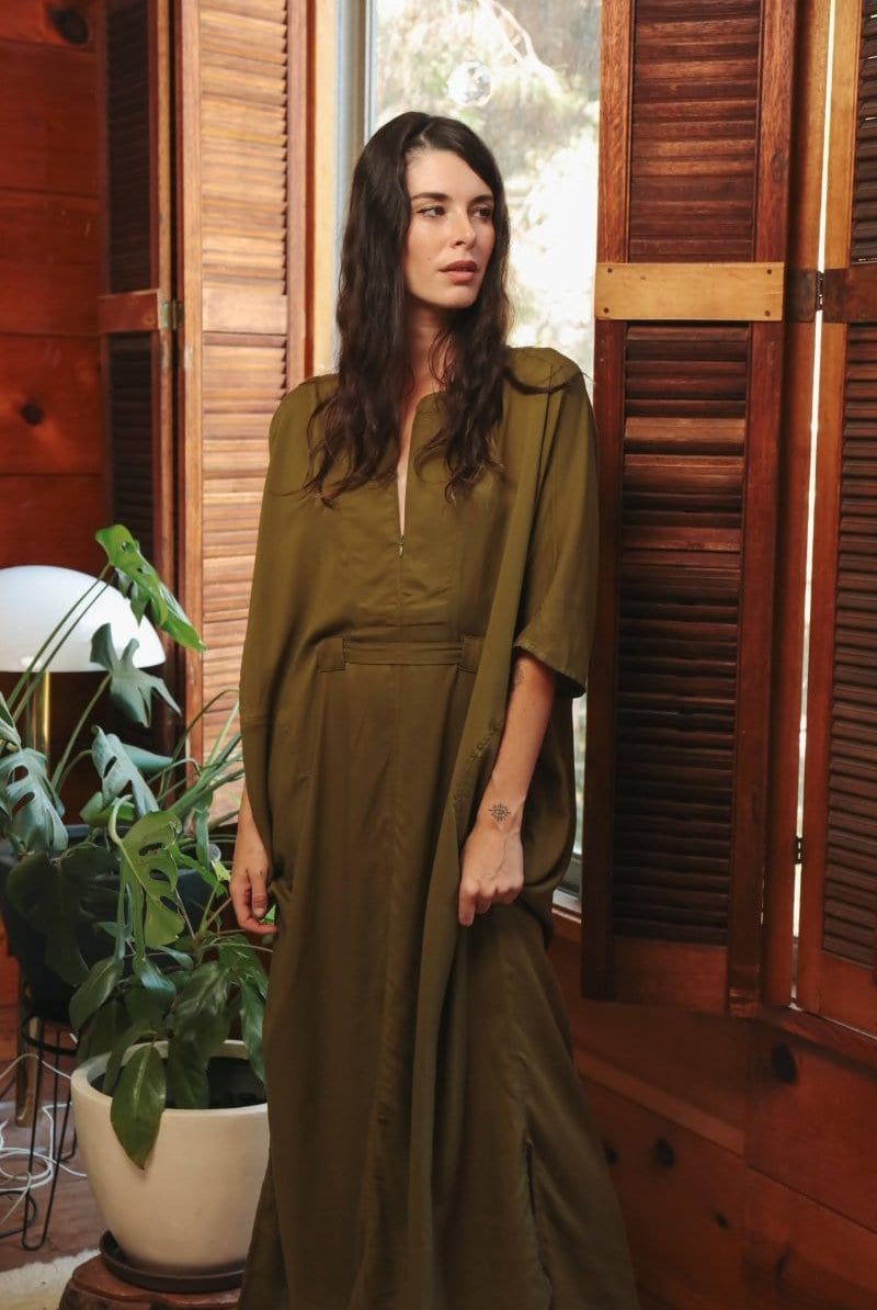 OddBird Loungewear Rüya Tunic - Olive