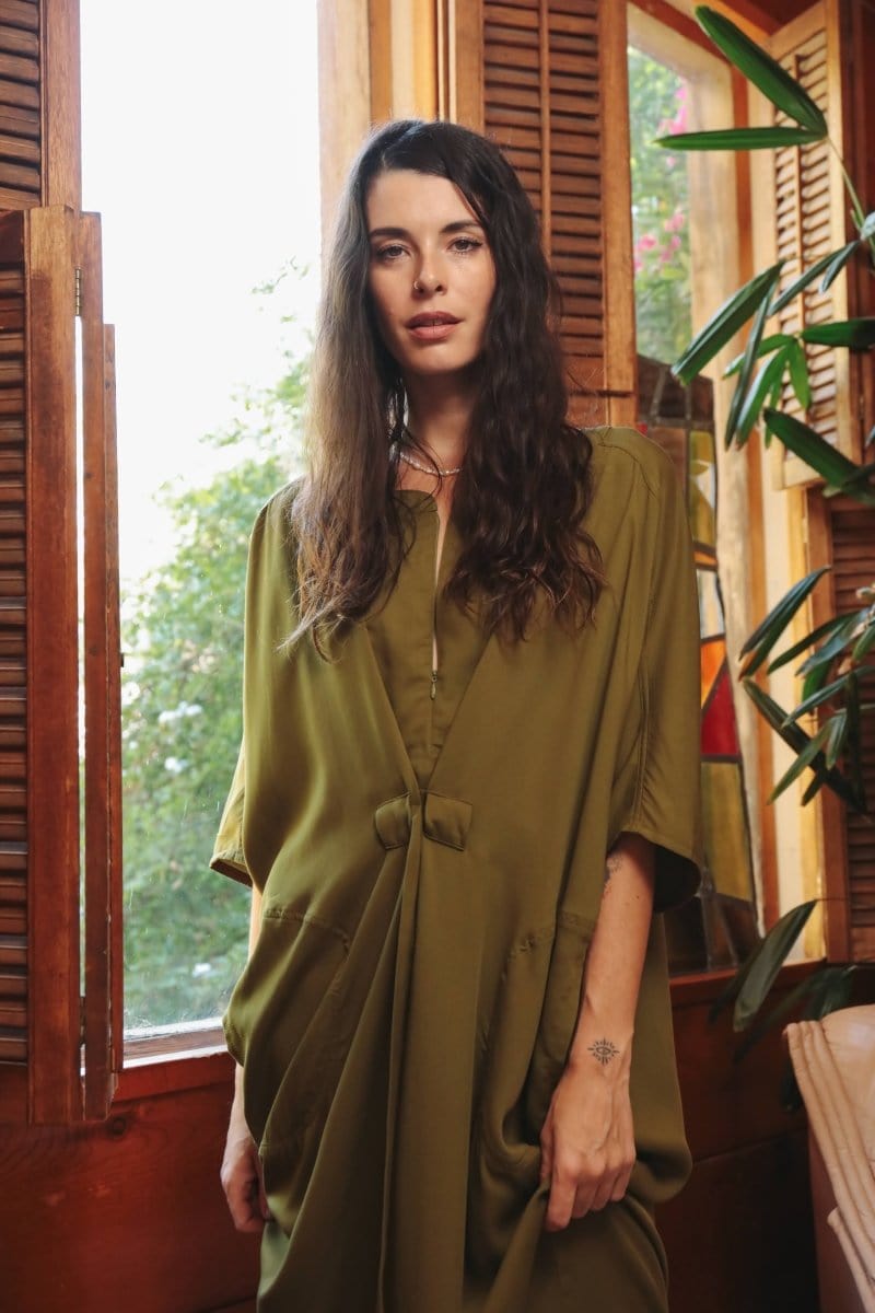 OddBird Loungewear Rüya Tunic - Olive