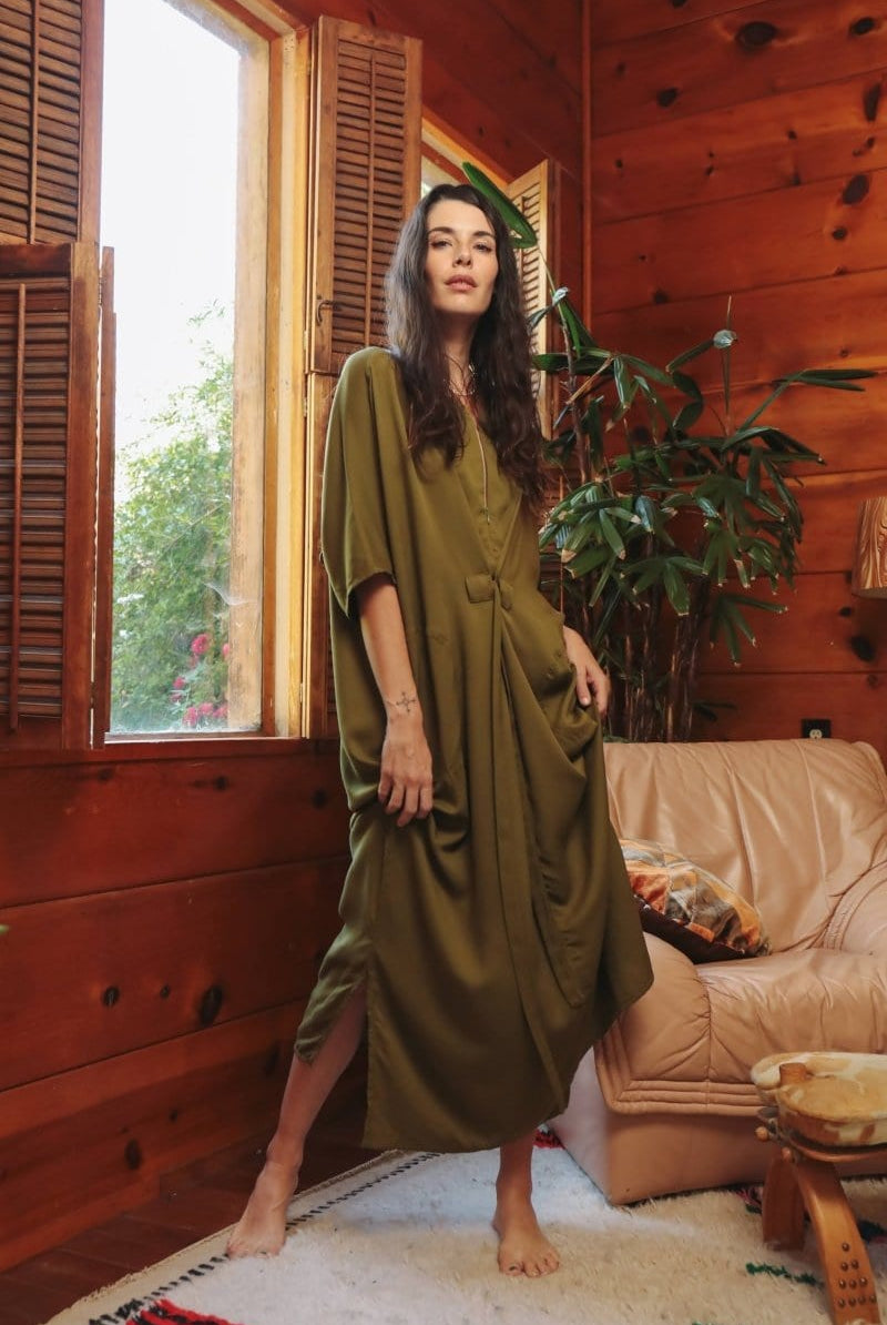 OddBird Loungewear Rüya Tunic - Olive