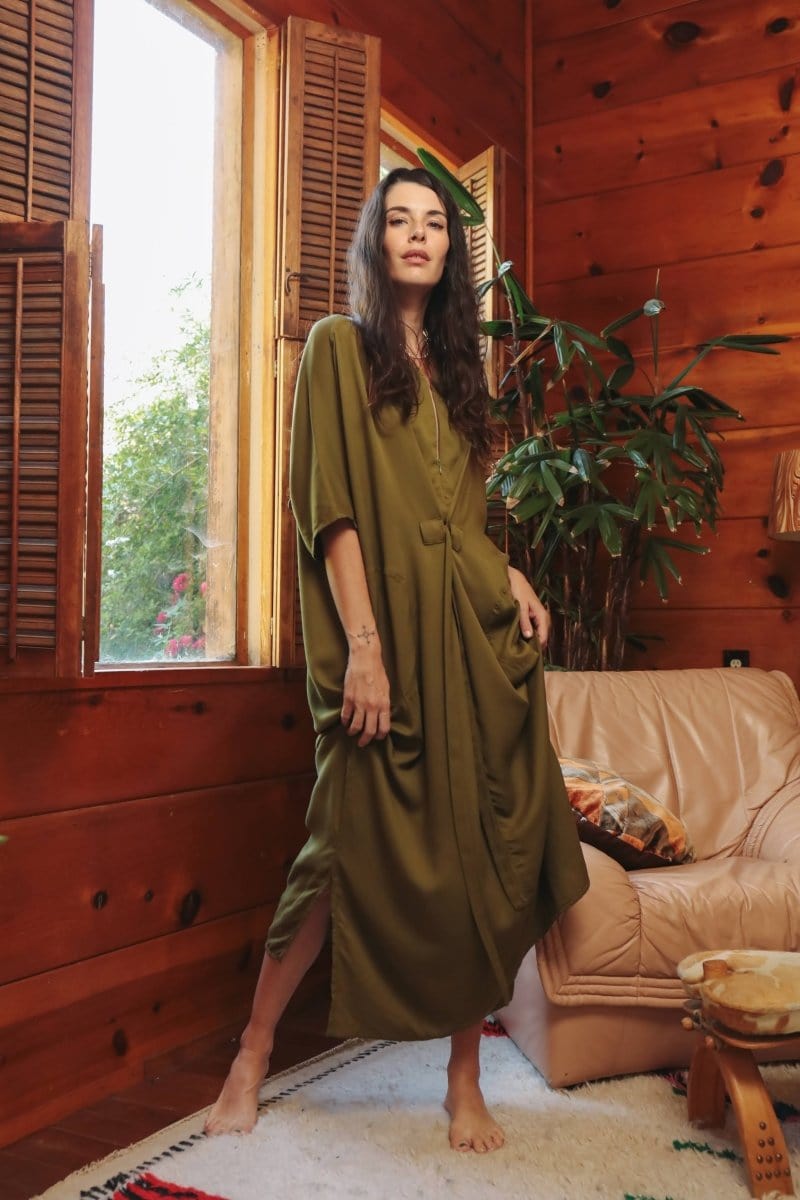 OddBird Loungewear Rüya Tunic - Olive