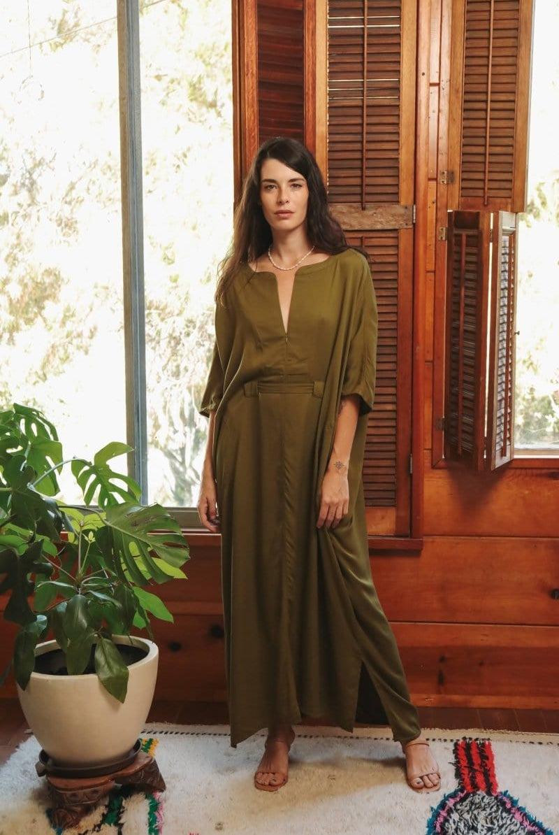 OddBird Loungewear Rüya Tunic - Olive